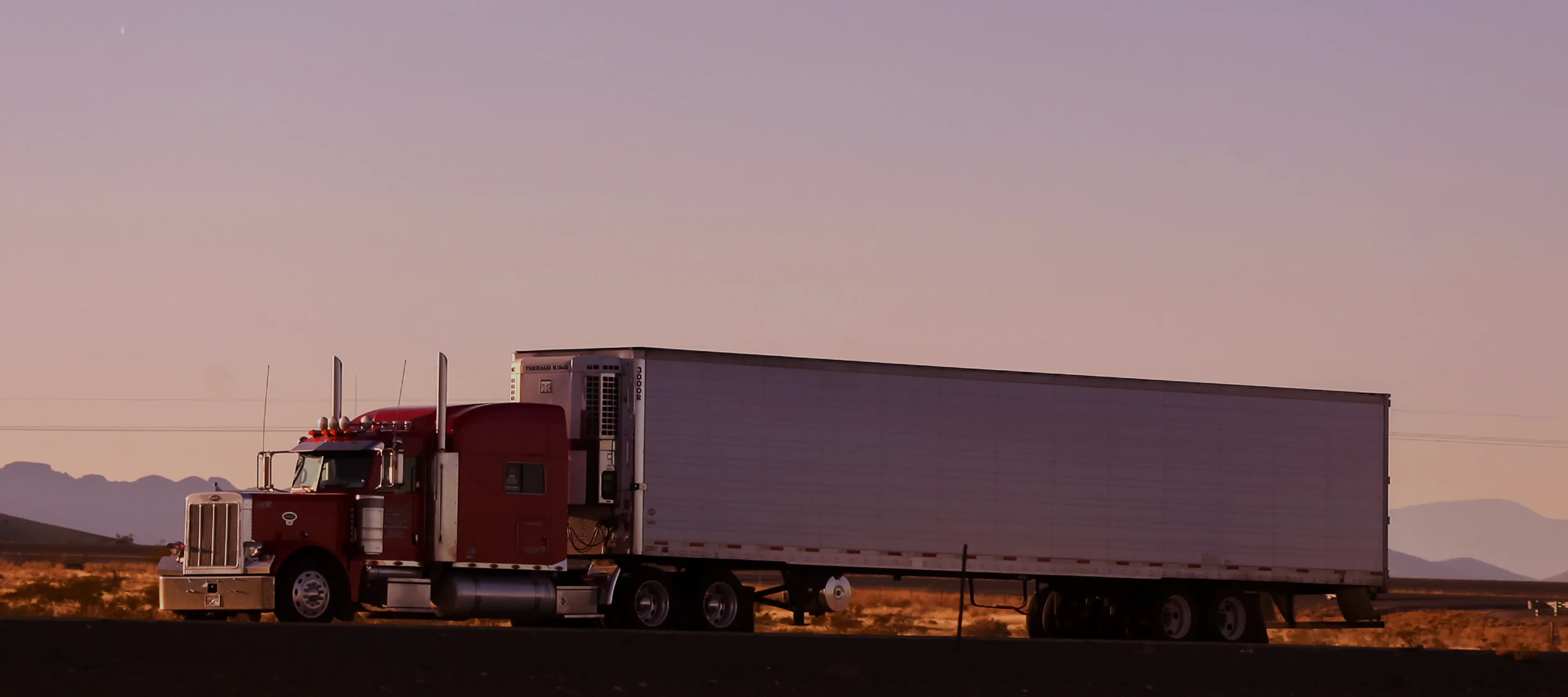 Trucking background
